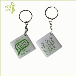 13,56 mhz Topaz512 NFC époxy balise avec impression du logo